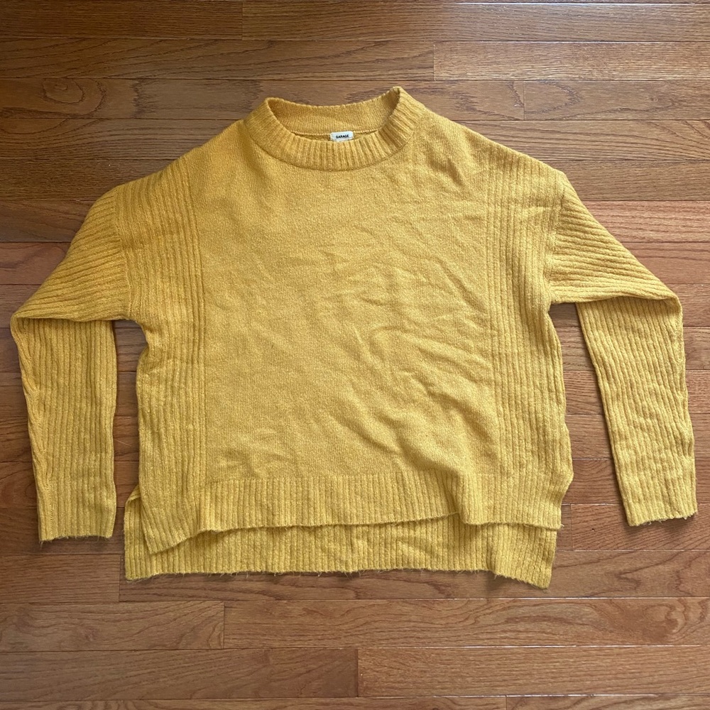 Garage Mustard Yellow Sweater